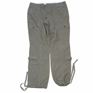 London Jean Marisa Fit Tan Corduroy Convertible Cargo Pants 14L